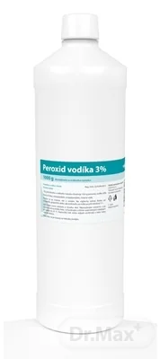 Peroxid vodíka 3 % 1×1000 g, peroxid vodíka