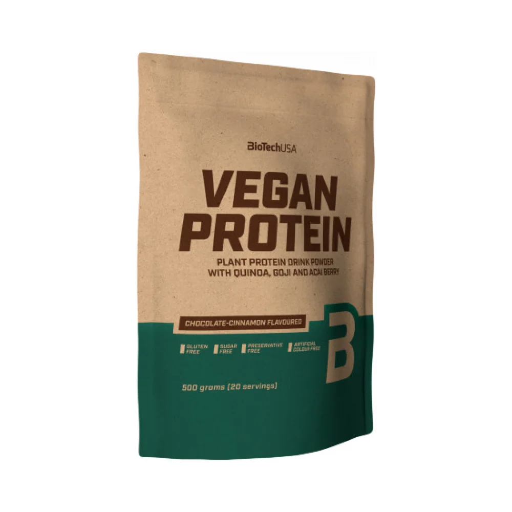BioTech USA Vegan Protein 500 g čokoláda-škorica
