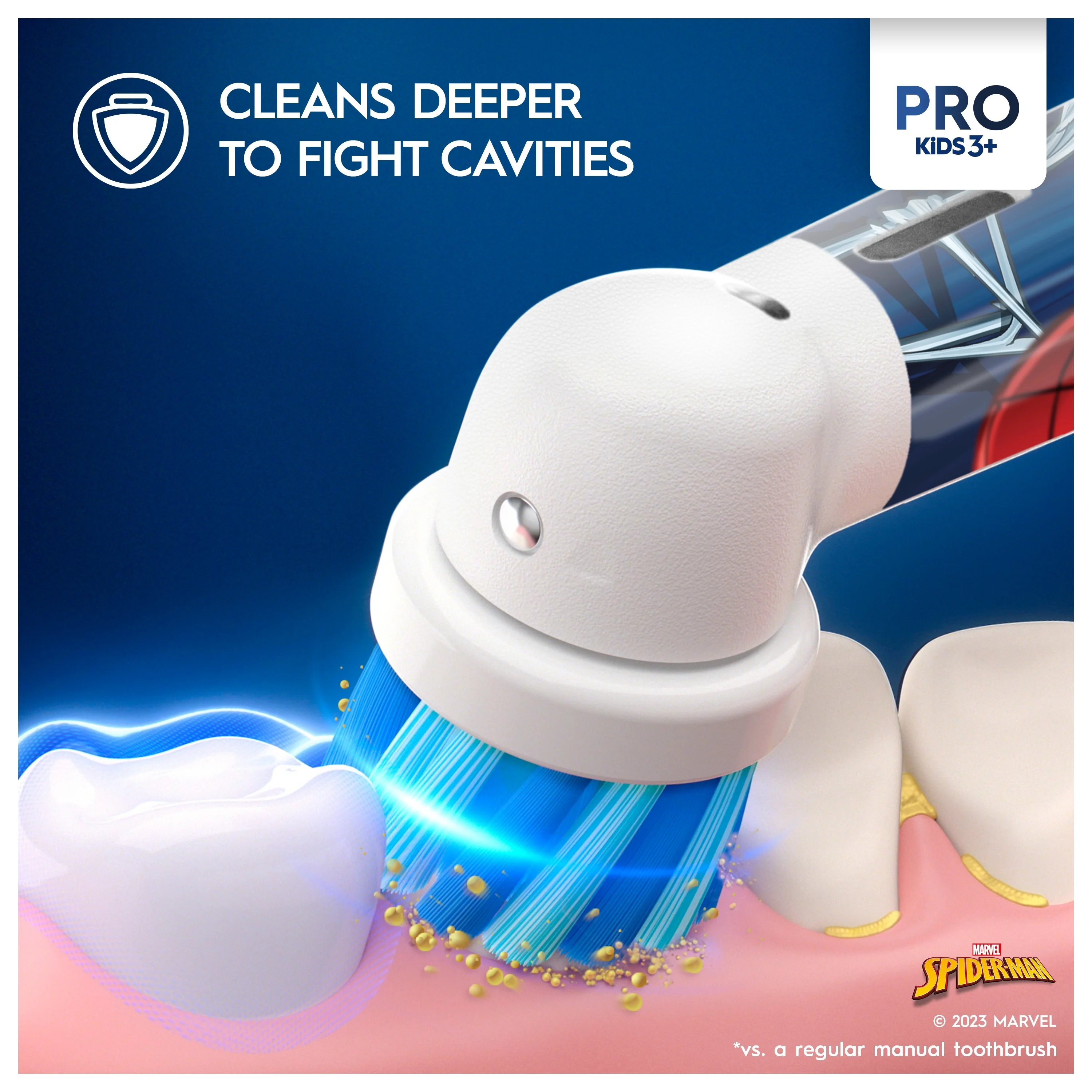 Oral B EK Pro Junior 3+ Spiderman 1×1 ks, elektrická zubná kefka