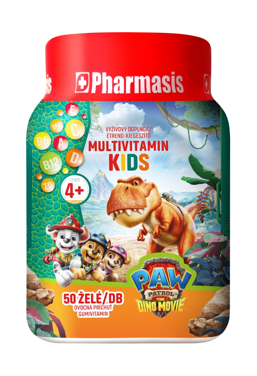 PHARMASIS Multivitamínové želé cukríky pre deti PP Dino (SK/HU) 250 g