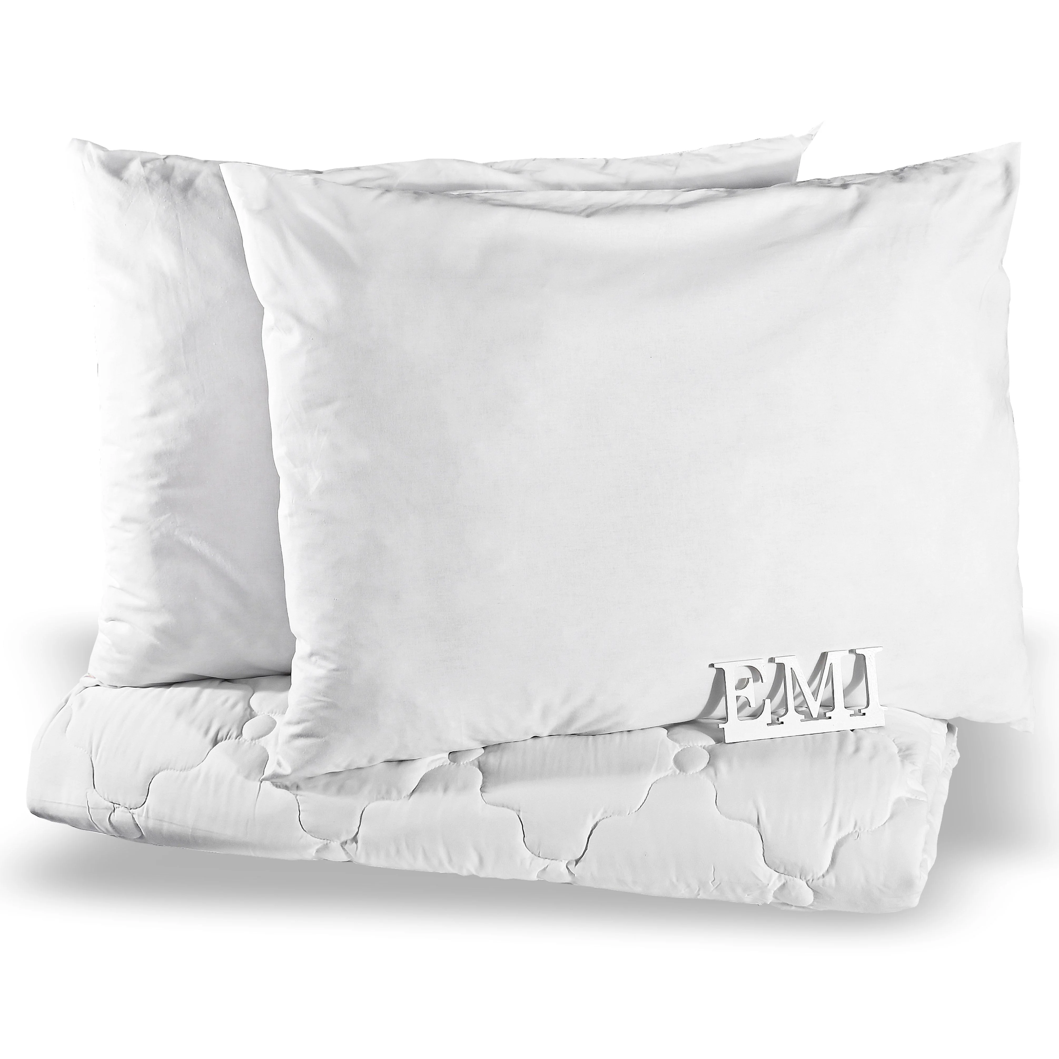 Set manželskej prikrývky a vankúšov Ekonomic 200x200 + 90x70 (2x) EMI