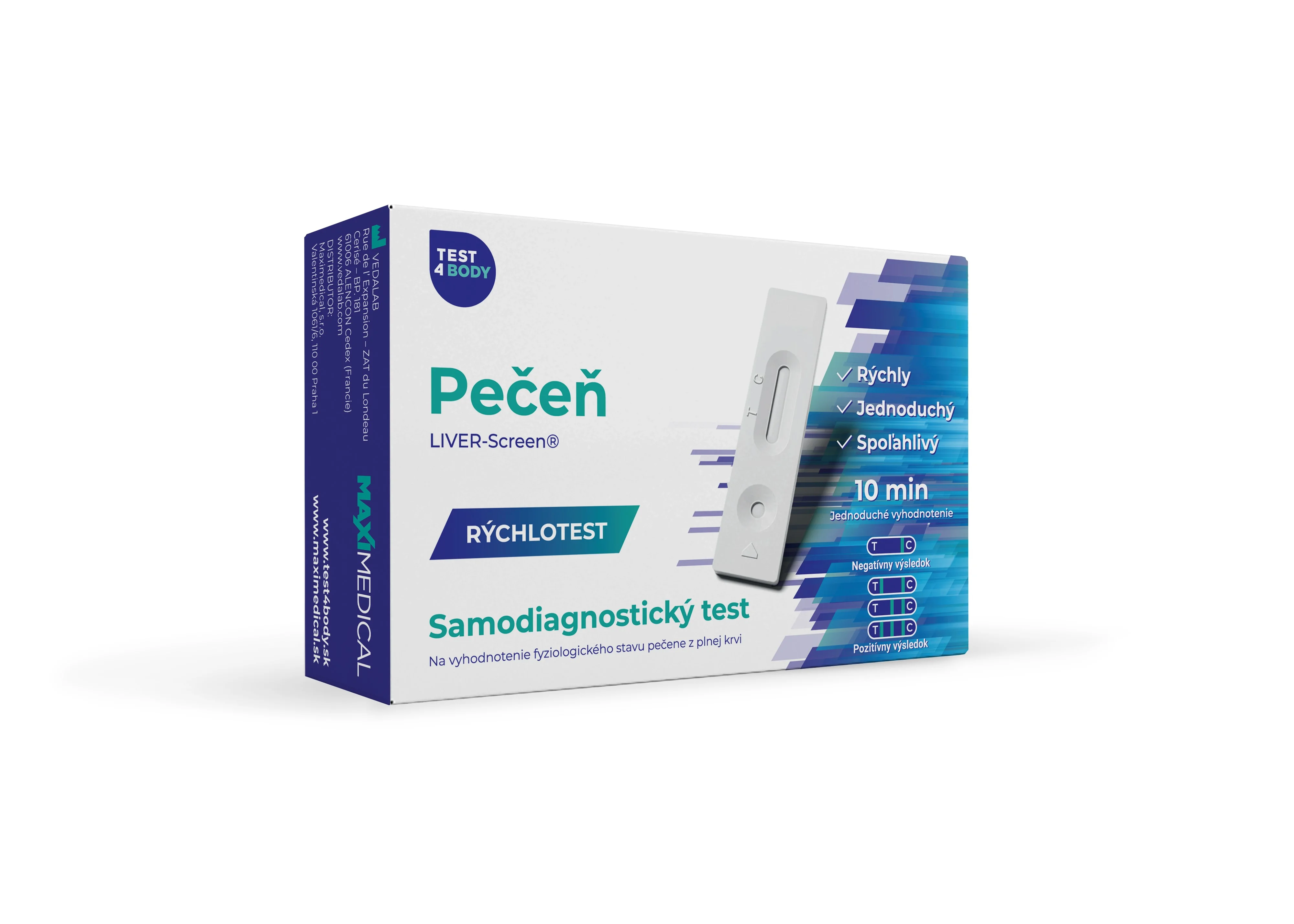 Test4Body Rýchlotest Pečeň 1 ks