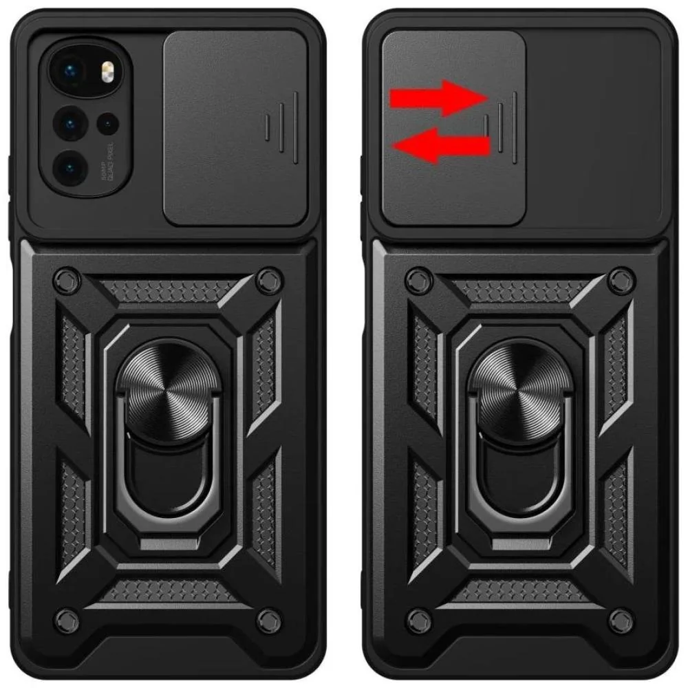 Hybrid Armor Camshield pre Motorola Moto G22/Moto G4 Pl Puzdro s krytom fotoapa