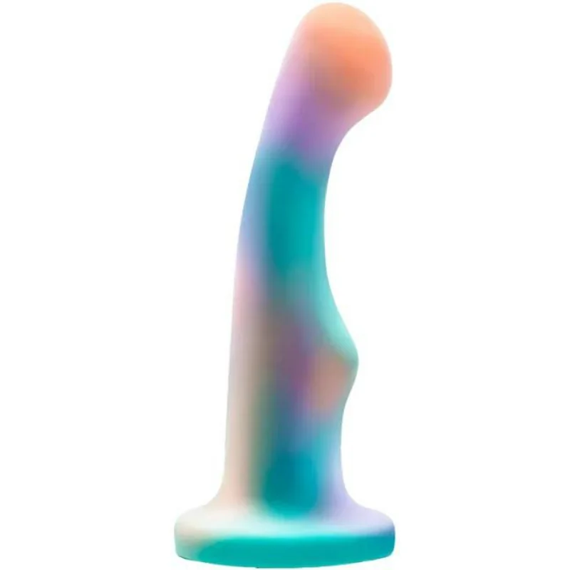 Silikónové dildo s prísavkou Opal Dreams Aqua 15,2 cm