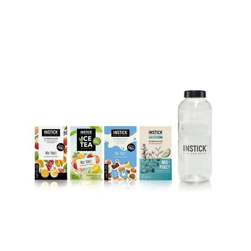 Štartovací set + tritánová fľaša 0,5 l mix ovocných príchutí, ľadových čajov, extraktov a príchutí do mlieka