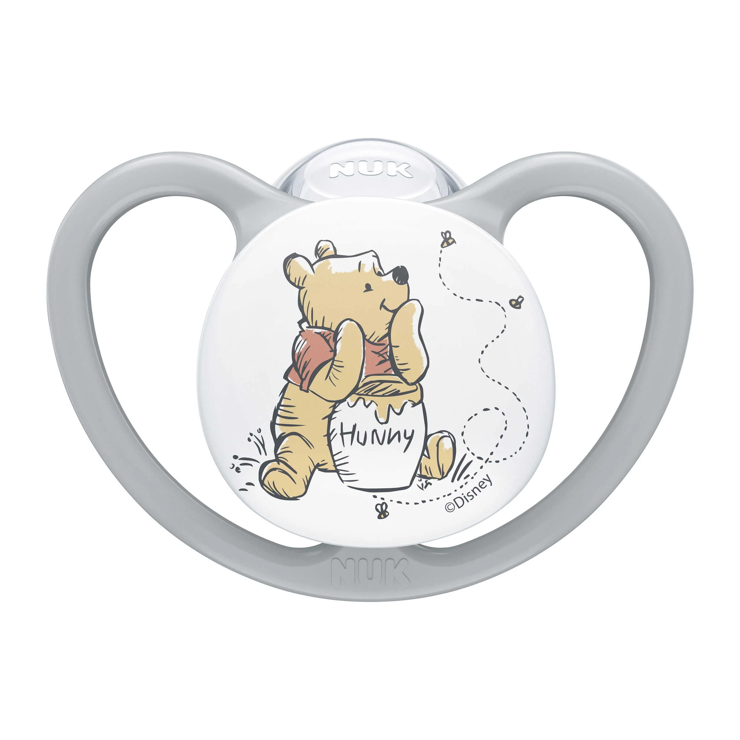 NUK cumlík Perfect Match AIR Macko GREY 6-18m 1 ks