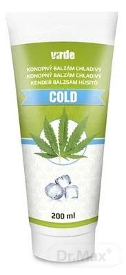 VIRDE KONOPNÝ BALZAM chladivý COLD 1×200 ml, konopný balzam