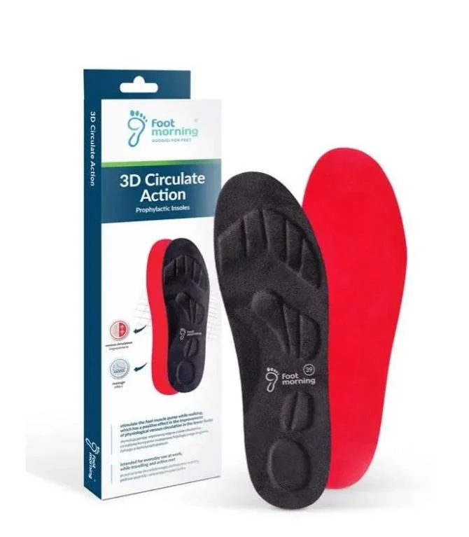 Zdravotné vložky do topánok s podporou krvného obehu 3D Circulate Action 41
