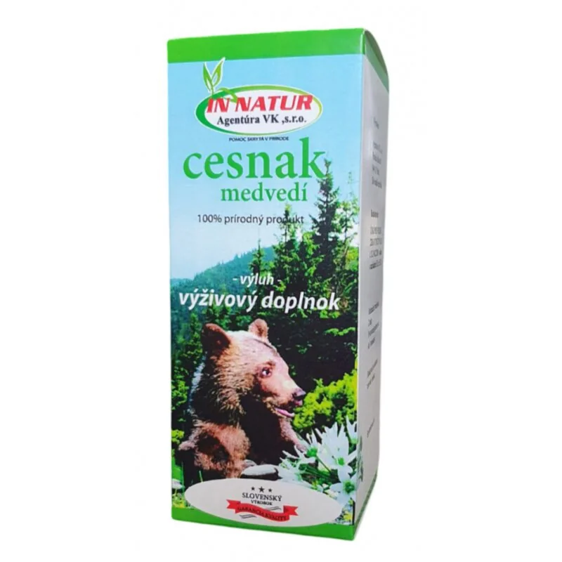 Prírodný výluh z medvedieho cesnaku, prírodný koncentrát - 250 ml