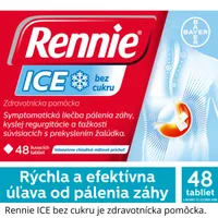 Rennie ICE bez cukru, žuvacie tablety