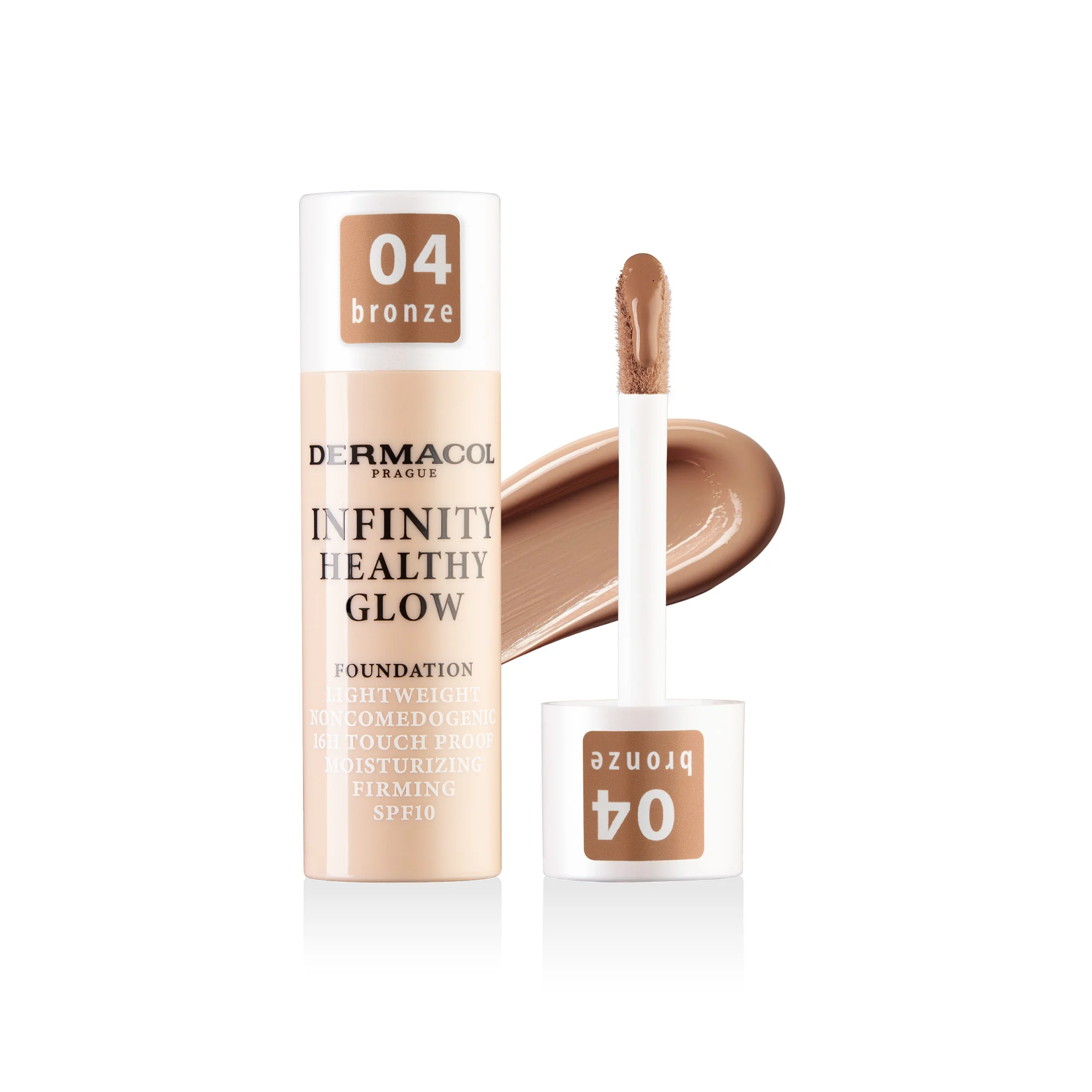 Dermacol Infinity Healthy glow Found. č.4 Bronze 1 ks