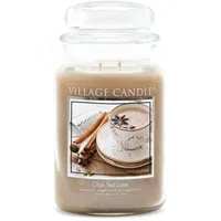 Village Candle Vonná sviečka v skle - Chai Tea Latte - Čaj s mliekom a škoricou, veľká