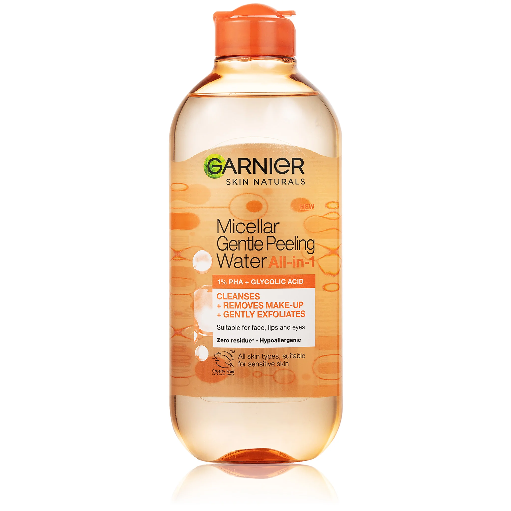 GARNIER MICELAR VODA PELING EFEKT ALL-IN-ONE 400ML 1×400 ml, micelárna voda