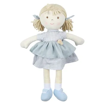 Bonikka All Natural látková bábika neva-modré-šaty 1×1 kus