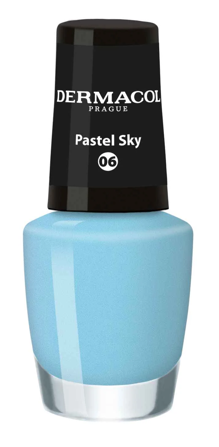 Dermacol Lak na nechty Mini Pastel Sky č.06 1×5 ml, lak na nechty