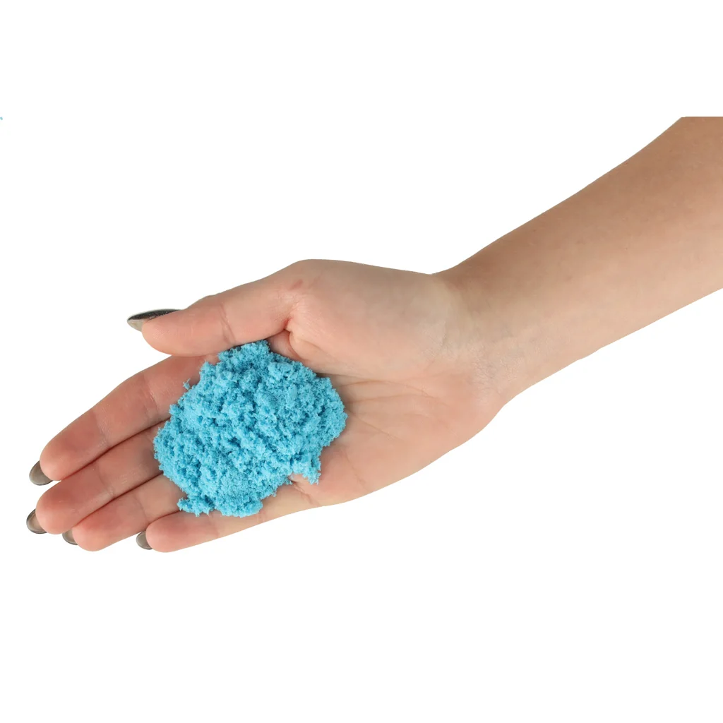 Kinetický piesok 1 kg – modrý, kreatívna hra