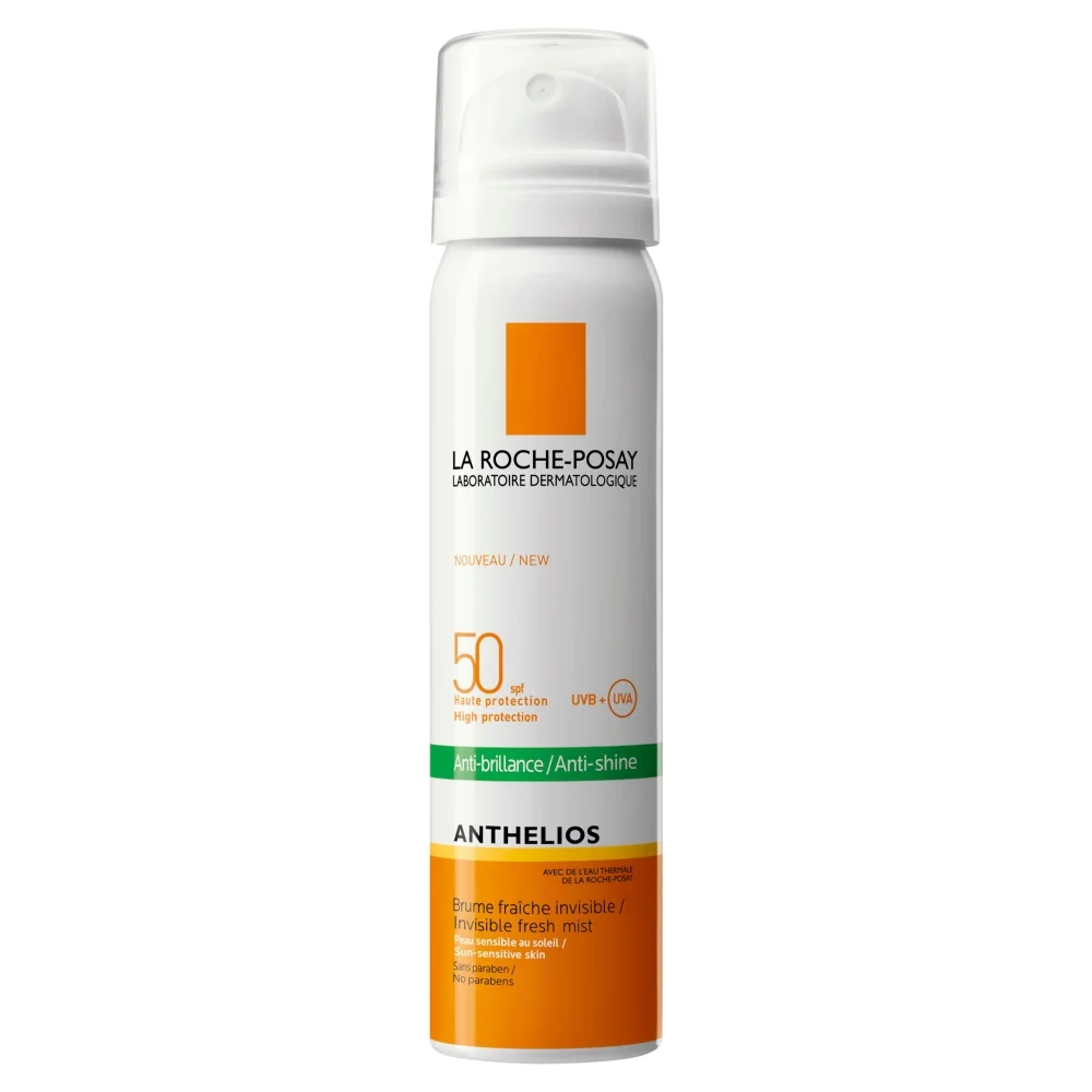 LA ROCHE-POSAY Anthelios Osviežujúci Sprej Na Tvár SPF 50 75 ML 1×75 ml, sprej
