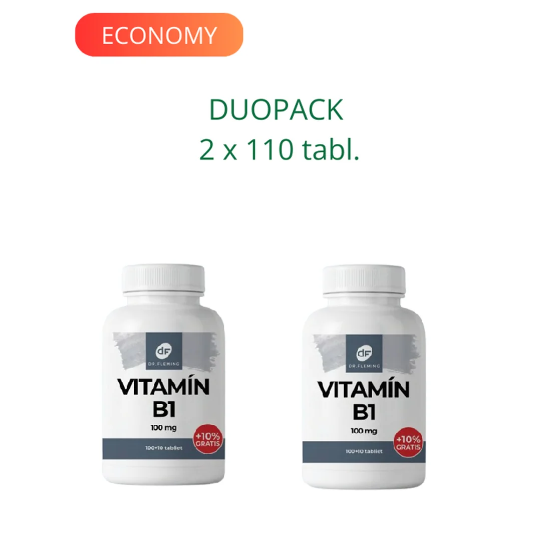 DR. FLEMING Vitamin B1 100mg +10% gratis 220ks DUOPACK