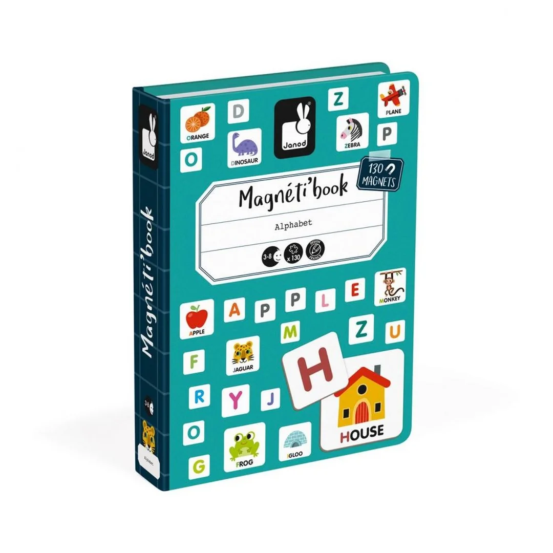 Janod Magnetibook Abeceda anglická