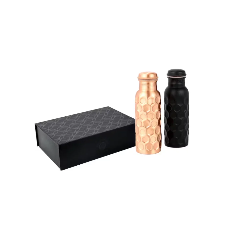 Súprava dvoch fliaš El’Cobre Premium Copper Diamond 1ks