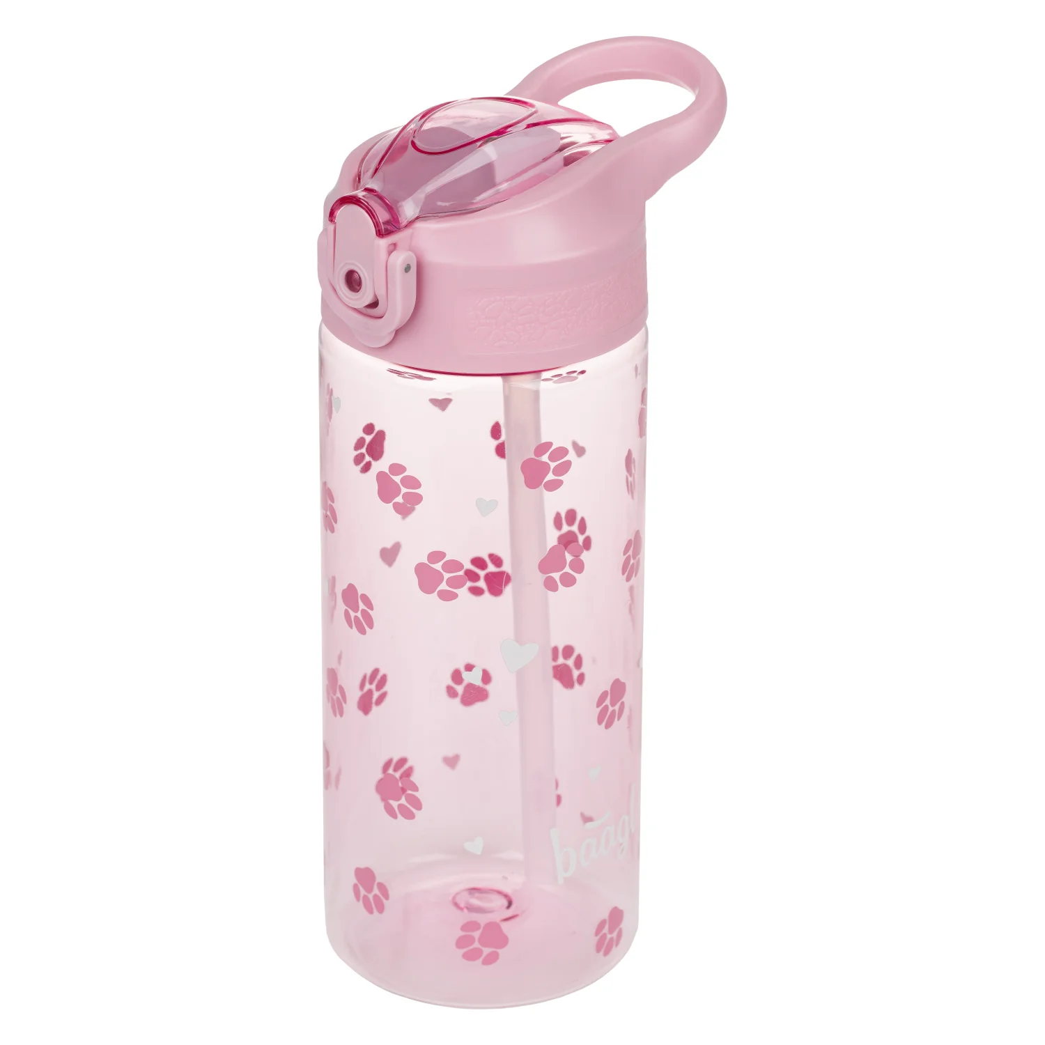 Baagl tritanová fľaša so slamkou Labky 500 ml