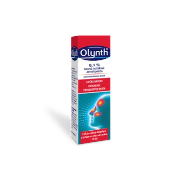 Olynth 0,1 % 1×10 ml, liek, aerodisperzia