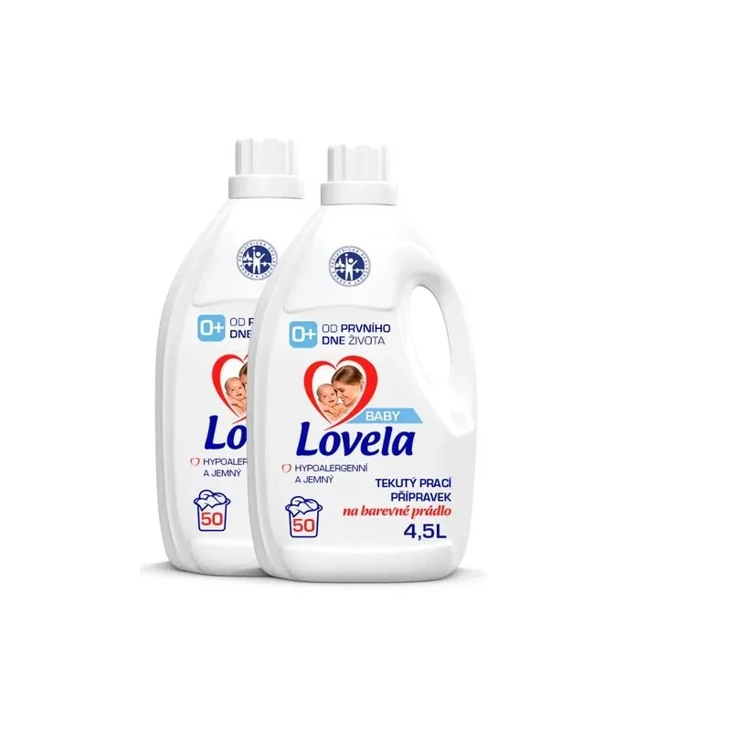 Baby tekutý prací prípravok na farebnú bielizeň 2 x 4,5 l (100 praní)