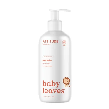 ATTITUDE Detské telové mlieko Baby leaves s vôňou hruškovej šťavy 1×473 ml, detské telové mlieko