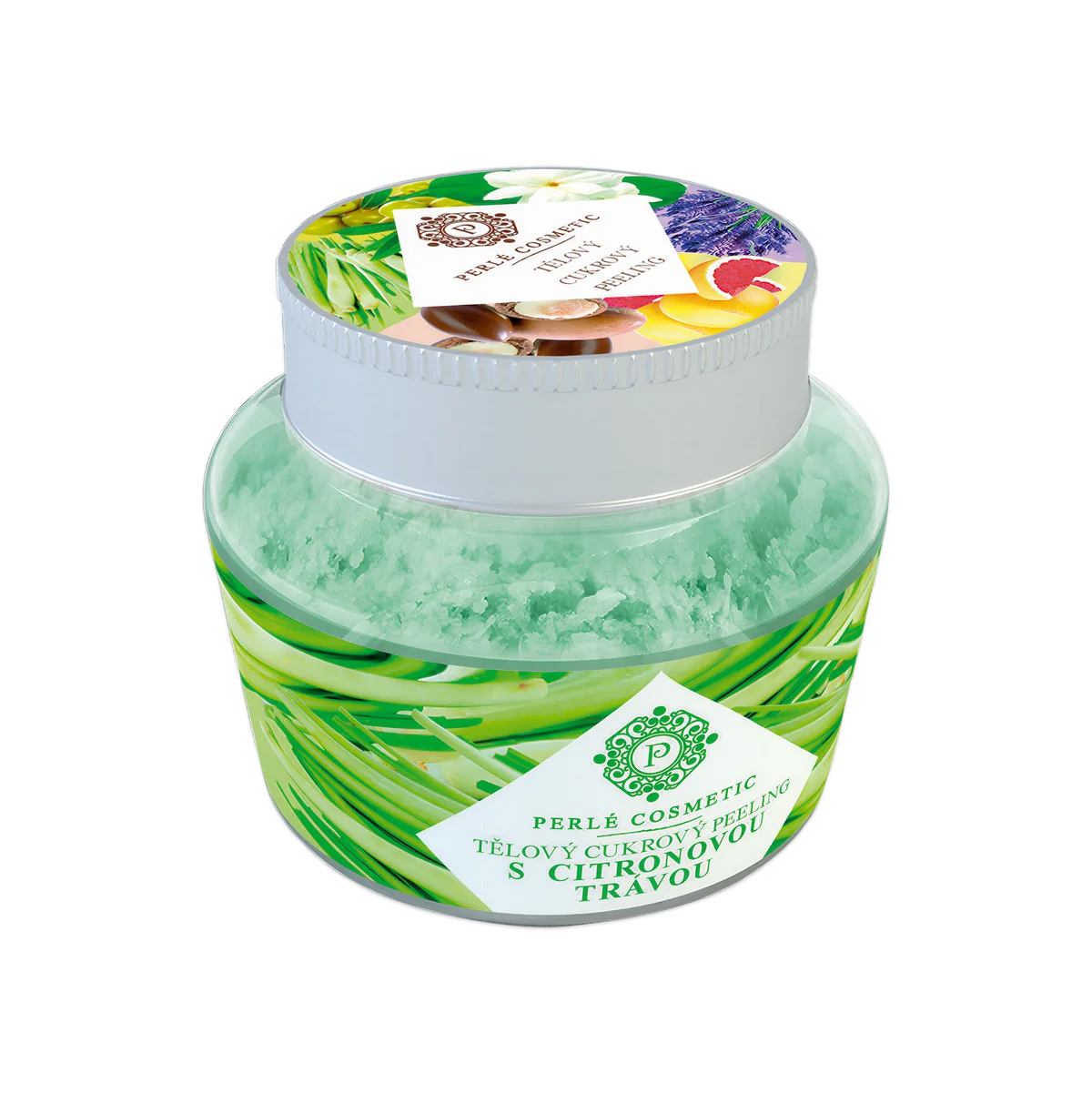 Cukrový peeling s citrónovou trávou 200 g – Green idea