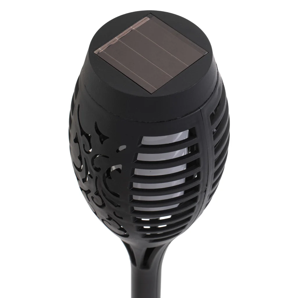 Solárne záhradné lampy 4 ks – LED baterky 12 LED, osvetlenie chodníkov a altánkov