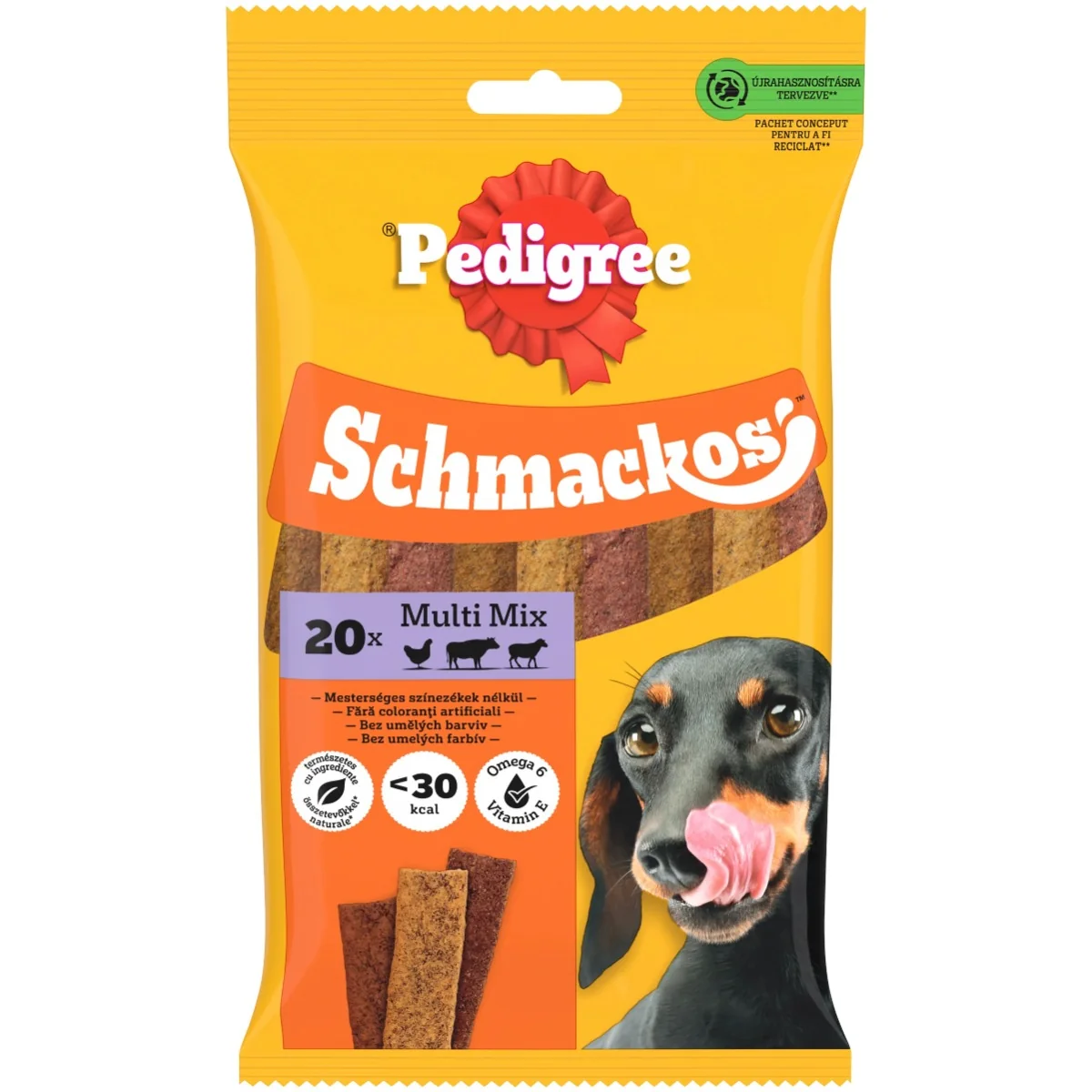 PEDIGREE pochúťka Schmackos 20ks 144g 1×144 g, pochúťka pre psy