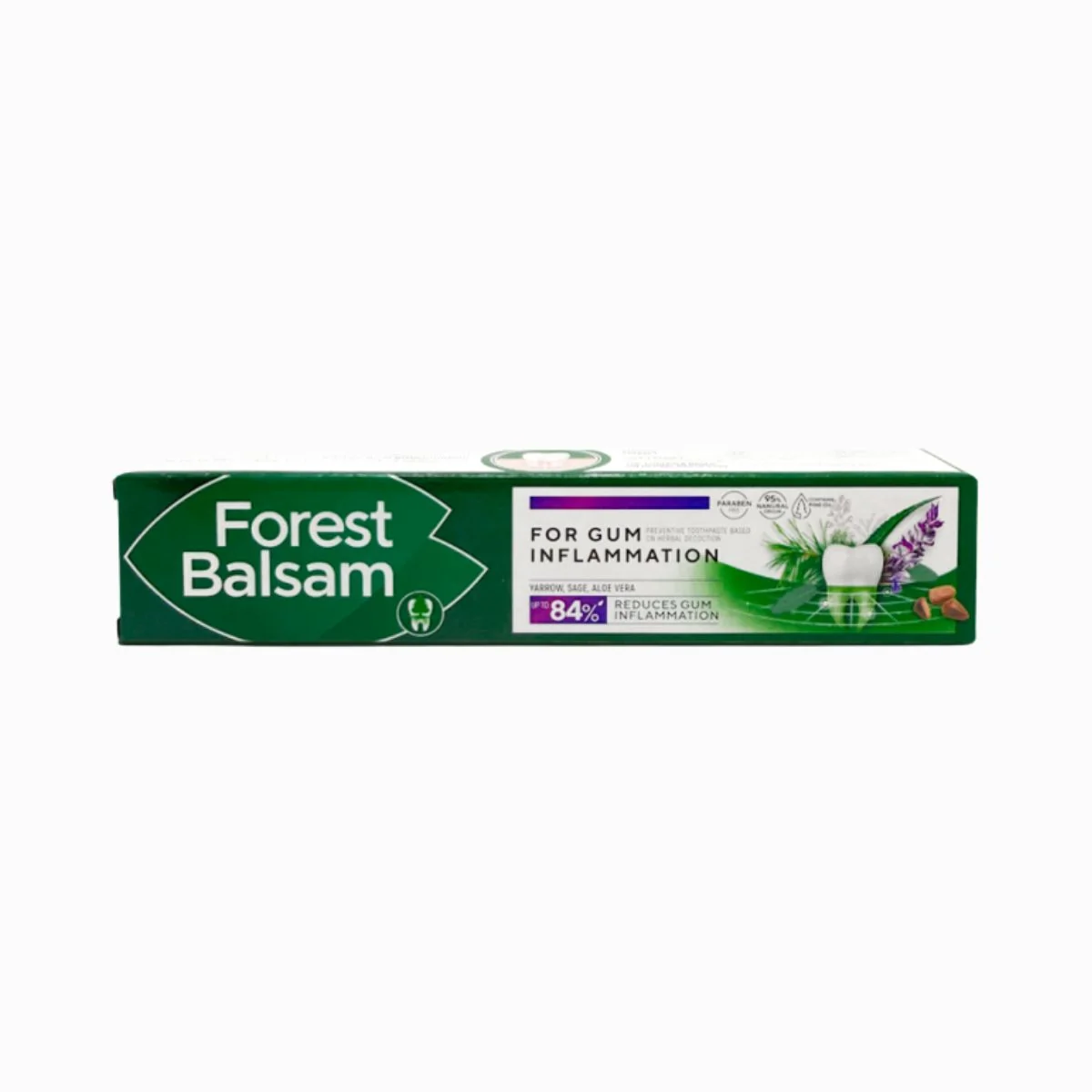Zubná pasta so šalviou, aloe a ihličnatým extraktom - zápal ďasien - 75 ml - Forest Balsam