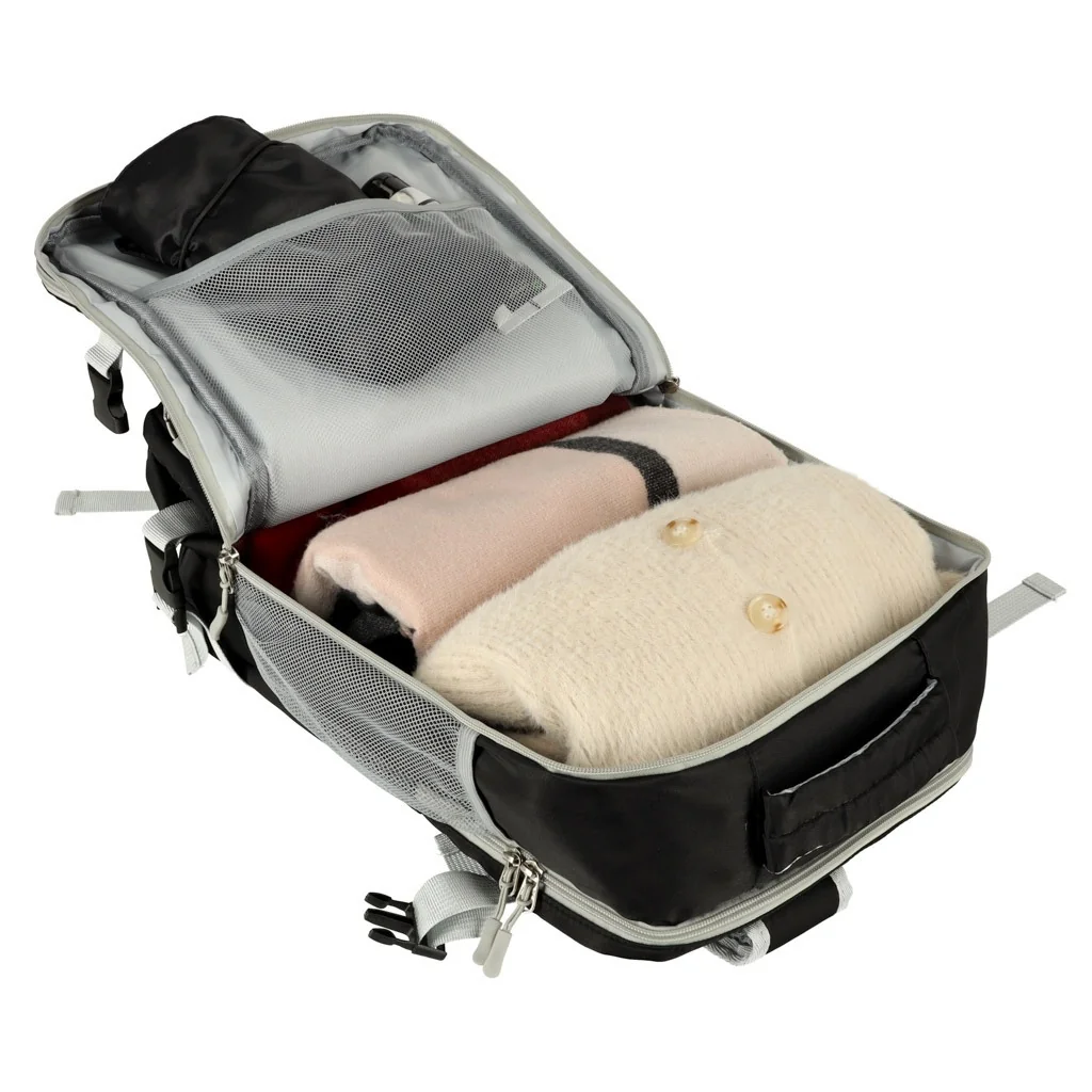 Livefy Cabin Travel cestovný batoh 45x16x28 cm, čierny