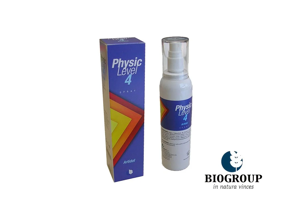PHYSIC LEVEL 4 Spray protizápalový antireumatický funkčnosť kĺbov