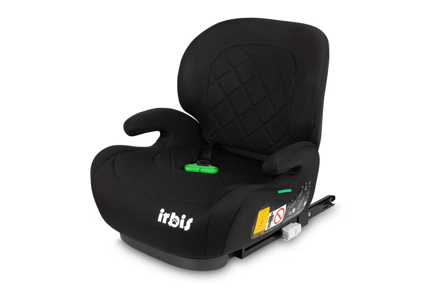 Podsedák, autosedačka Irbis i-Size 125–150 cm s ISOFIX – čierna