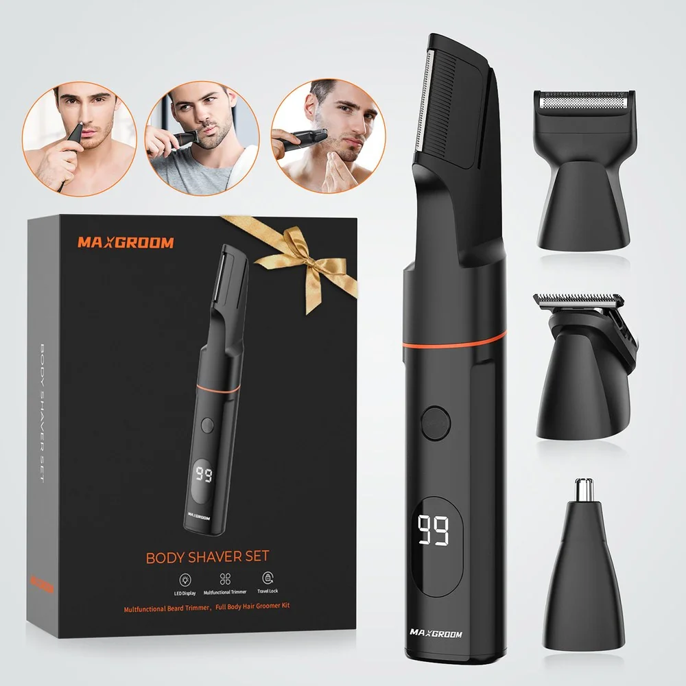 MaxGroom LK-881 multifunkčný zastrihávač 5v1, čierny
