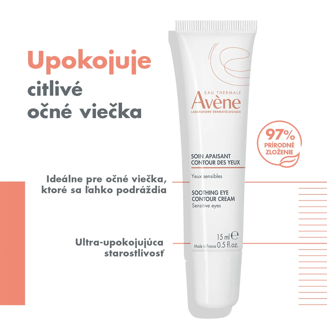 Avène Upokojujúca starostlivosť o okolie očí 15 ml