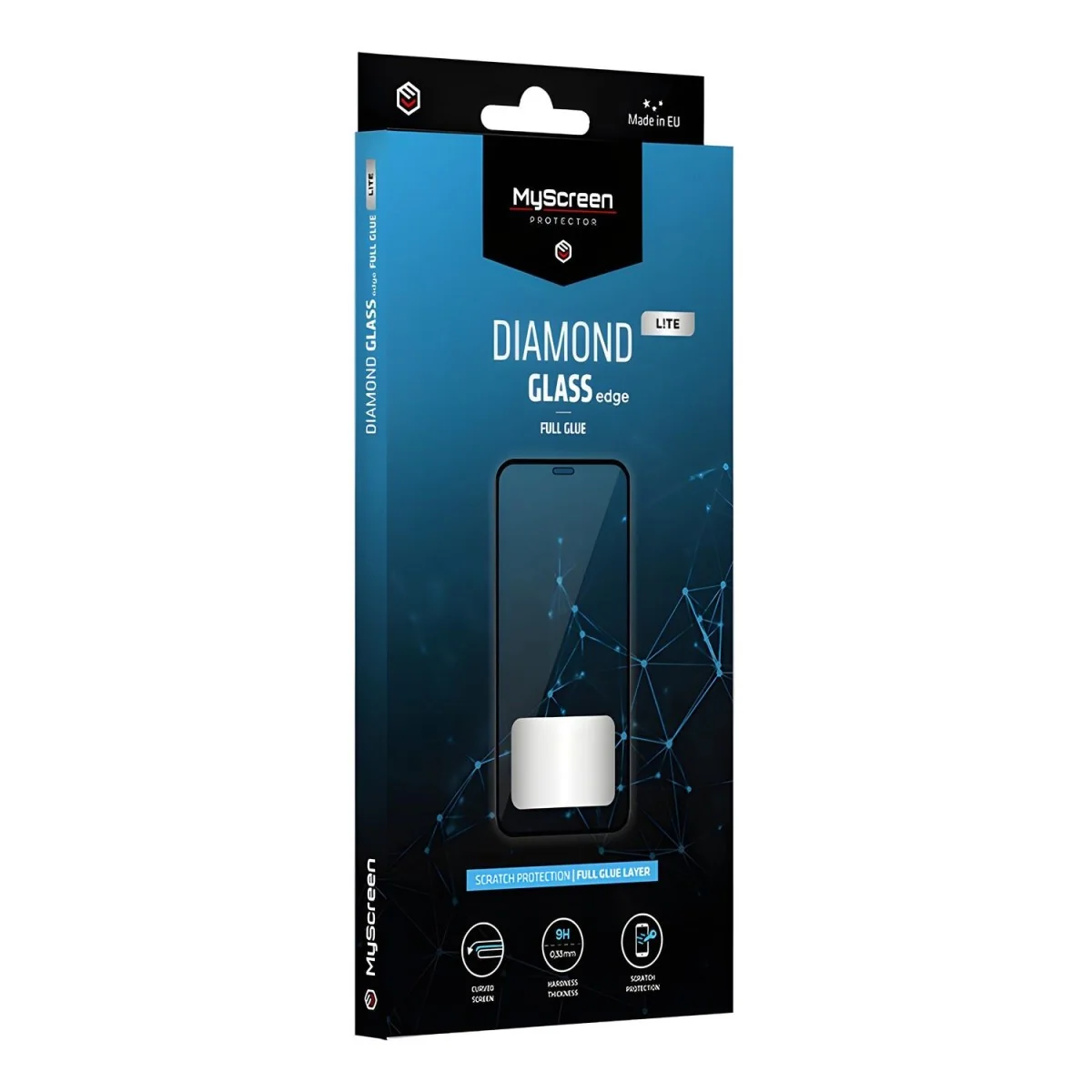 Diamond ochranné sklo pre Apple iPhone 15 Plus - Čierna 1 ks. tvrdené sklo, mokrá a suchá handrička