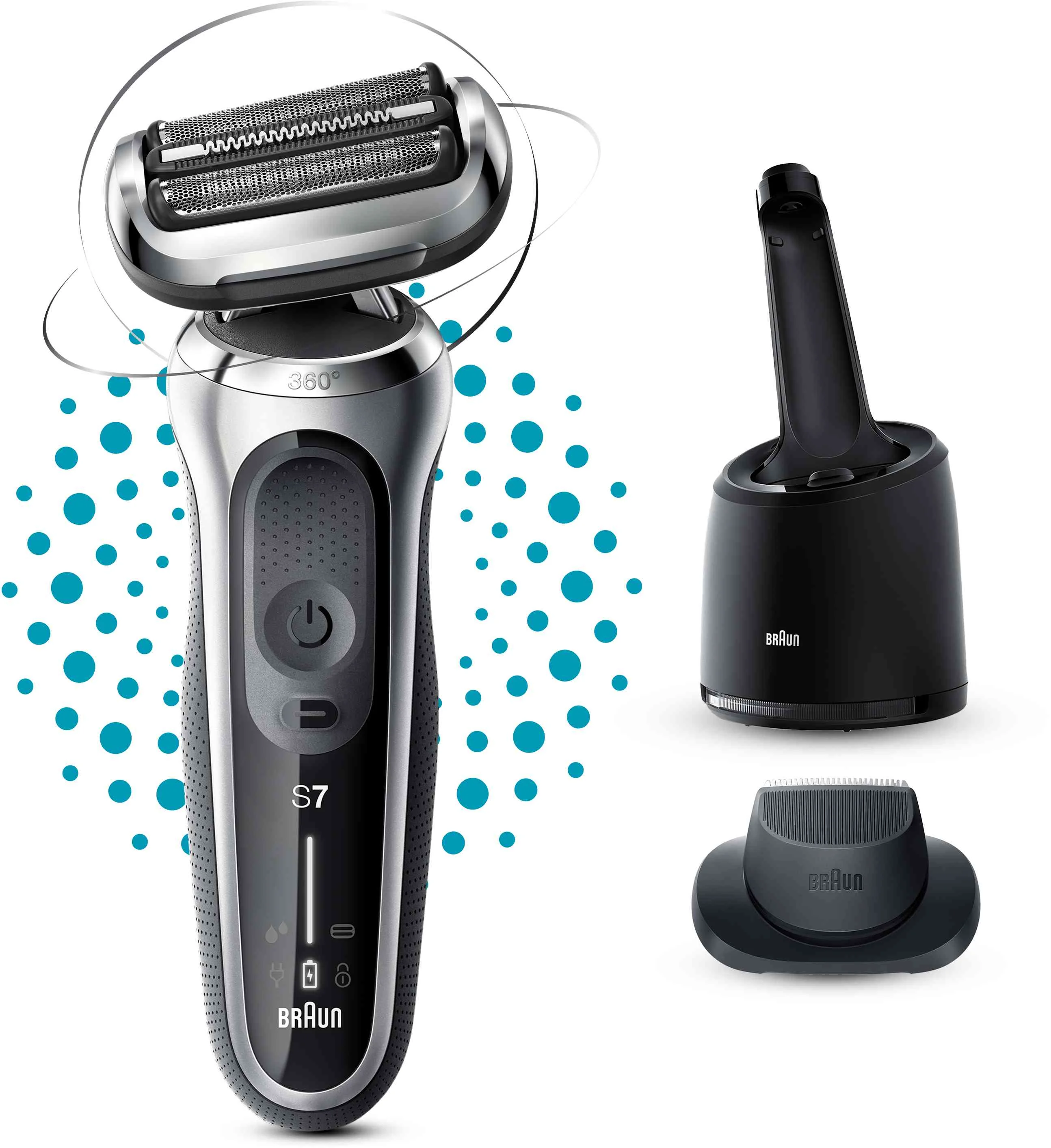 BRAUN Series 7 71-S7200cc Silver 1×1 ks, Holiaci strojček