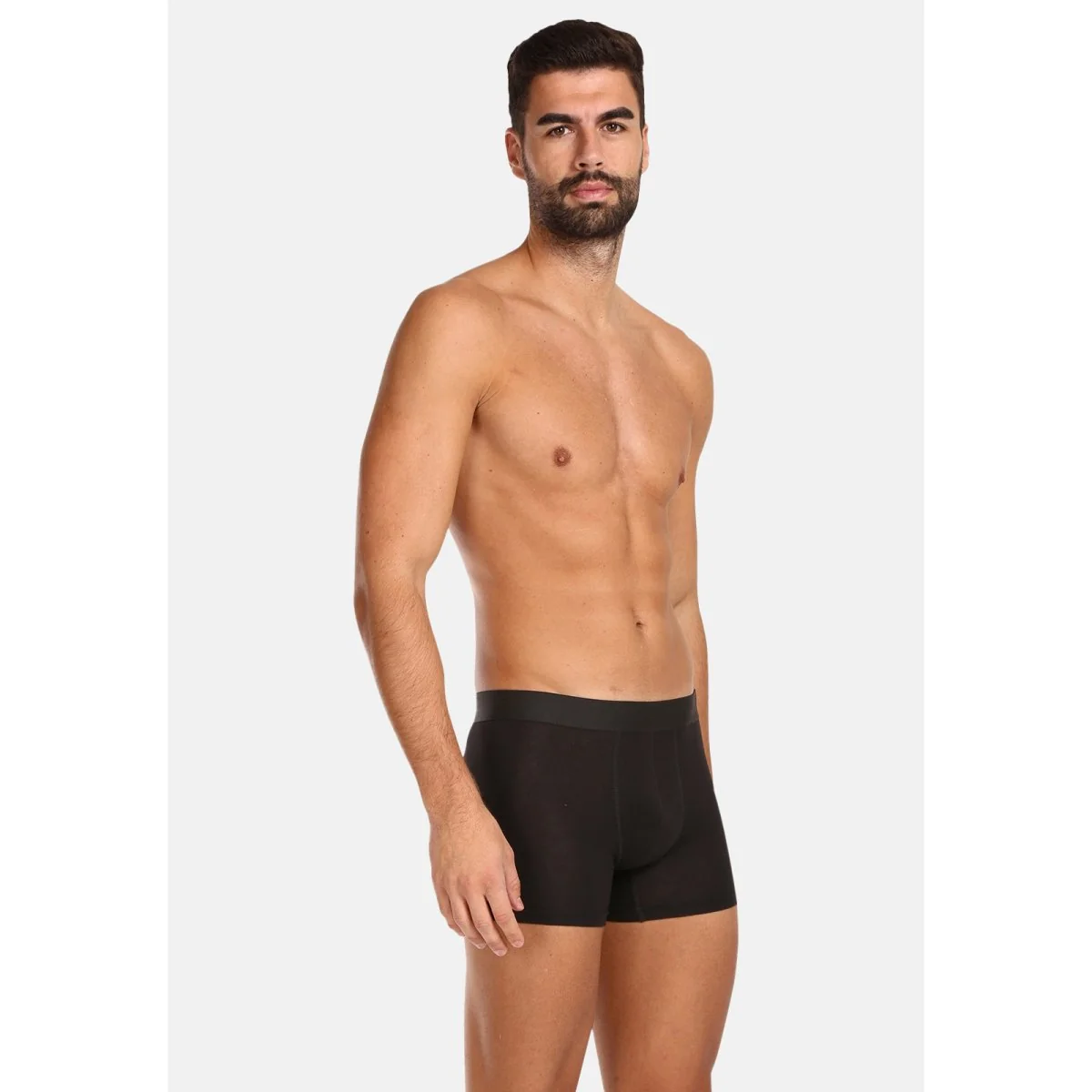 5PACK pánske boxerky nadrozmer čierne (5NBX001) 8XL