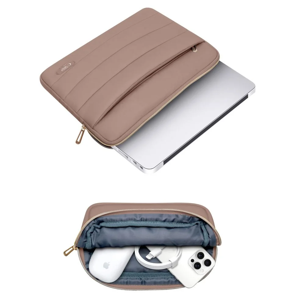 Tech-Protect Puffy obal na notebook 15-16'', hnedý
