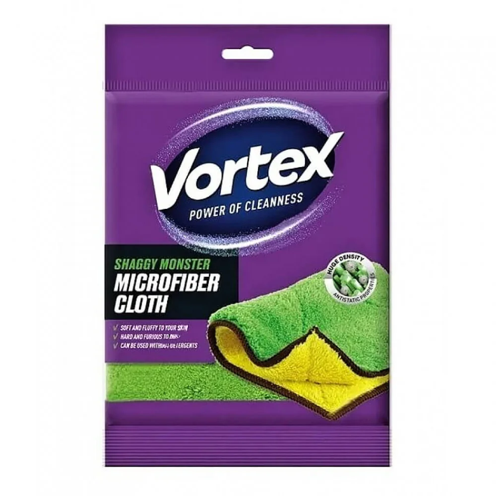 2x Utierka Vortex Shaggy Monster z mikrovlákna obojstranná 20x30 cm-Alufix