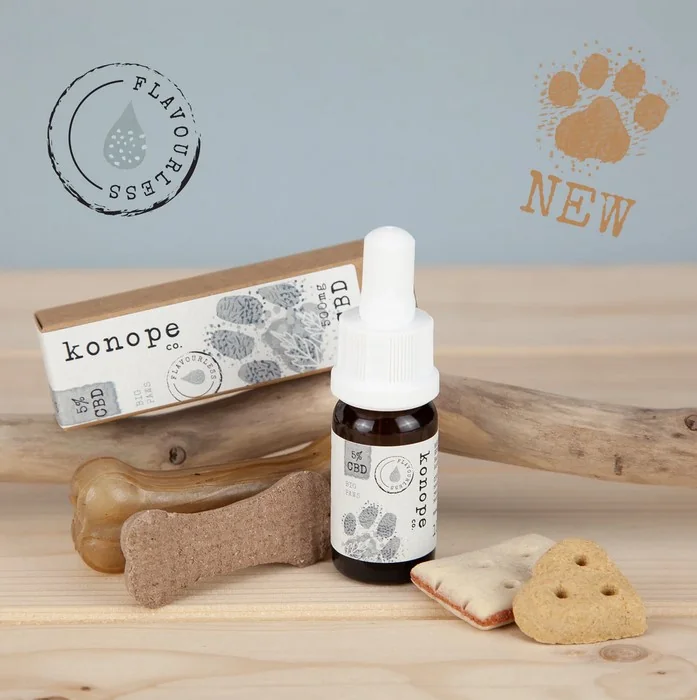 Konope co. 5% CBD Pet Bez Príchute 500mg CBD 1×10 ml, organický olej