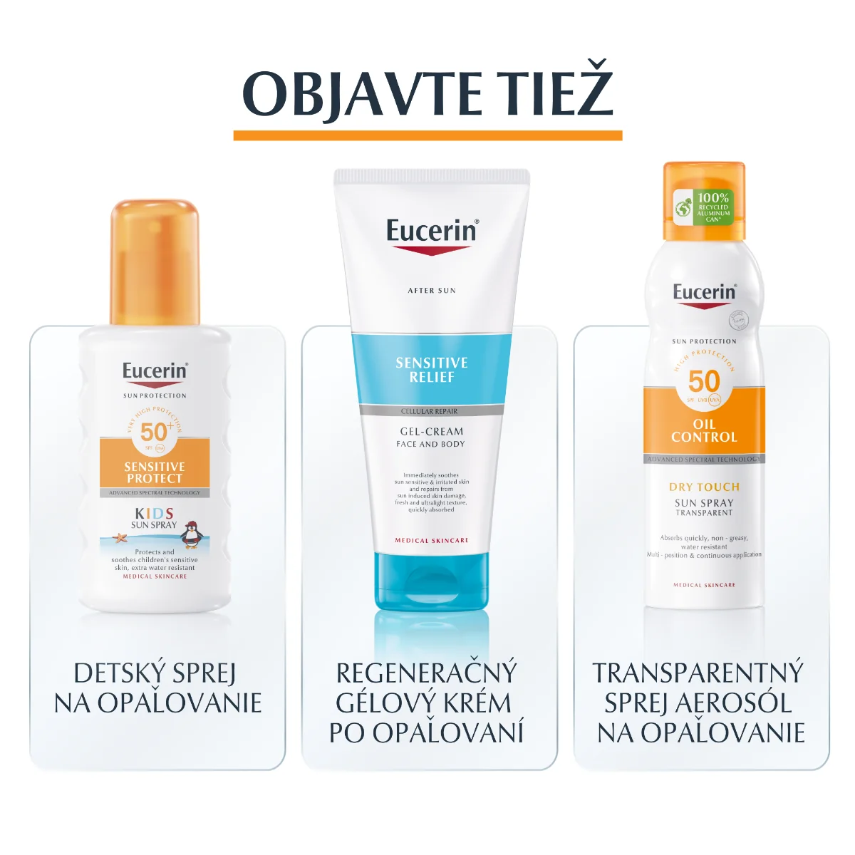 Eucerin SUN Krémový gél na opaľovanie Dry Touch OIL CONTROL SPF 30 1×200 ml, gél-krém na opaľovanie