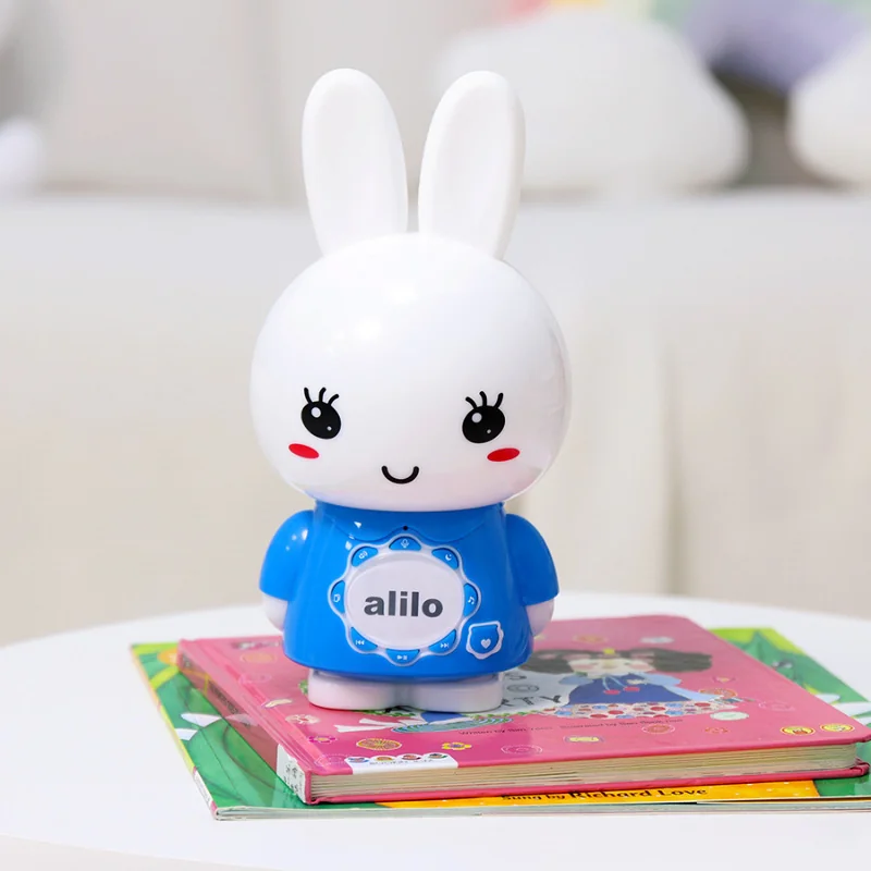 Alilo Big Bunny interaktívny zajko MP3 prehrávač, modrý