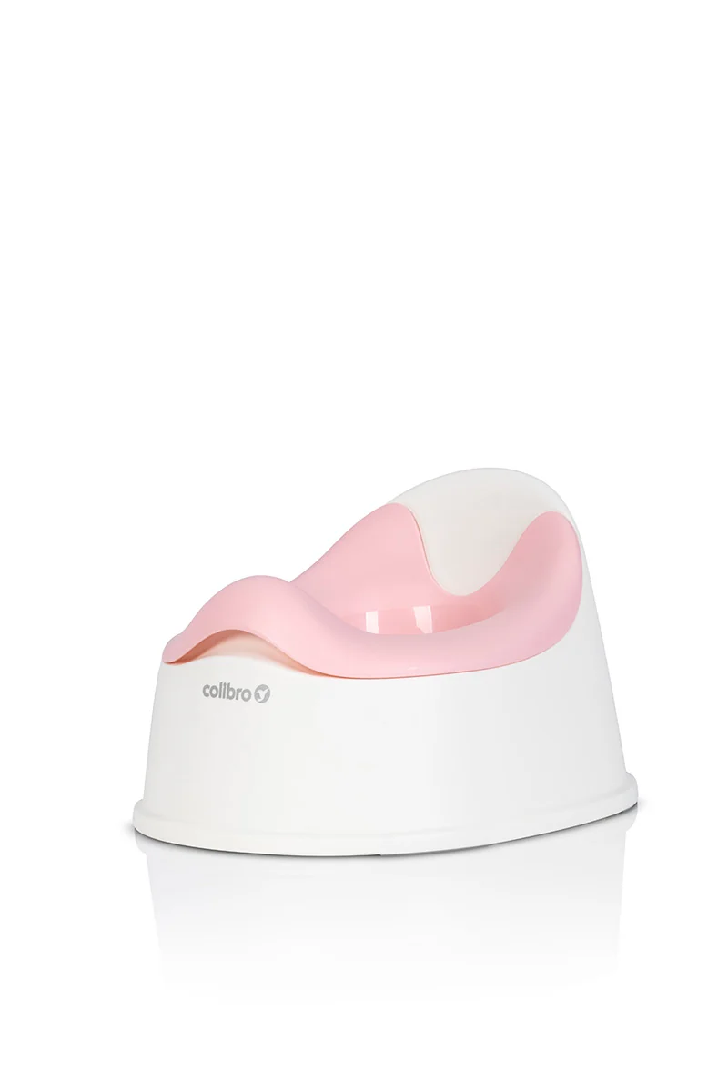 Detský nočník, ergonomický Solo cool – ružový, biely
