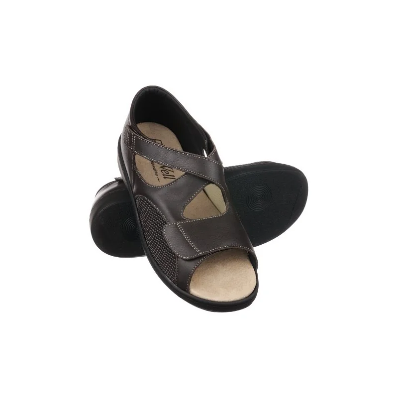 Zdravotné sandále AWELL unisex, hnedá, veľkosť: 44