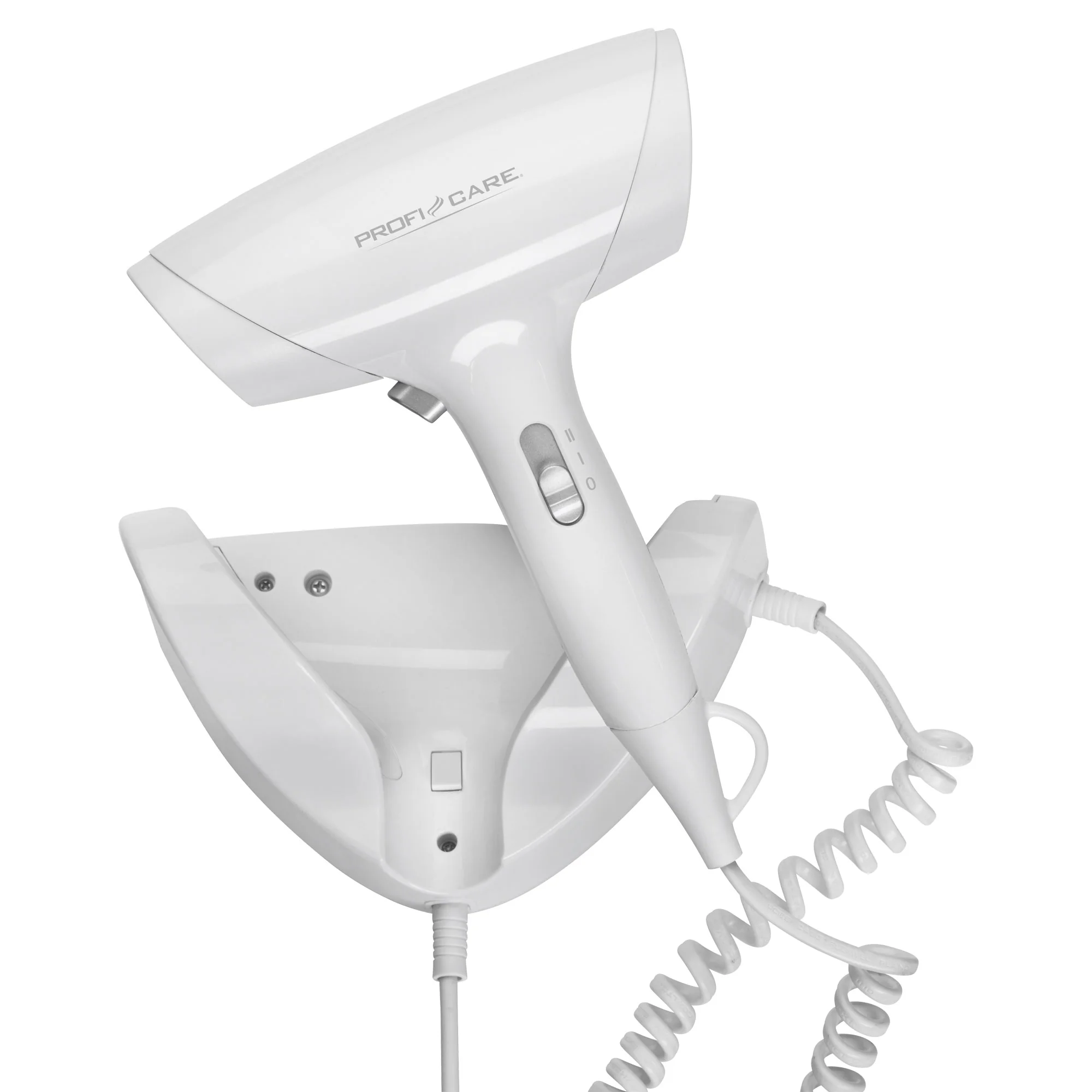ProfiCare HT 3044 sušič vlasov s nástenným držiakom, 1800 W, biely