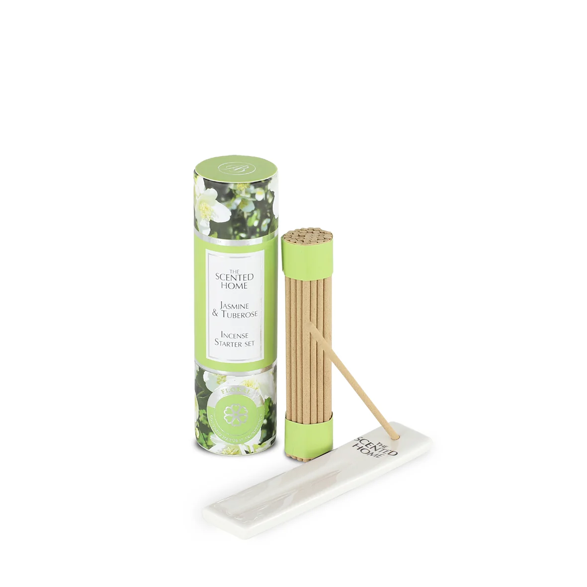 Súprava vonných tyčiniek mini s keramickým stojanom JASMINE & TUBEROSE 12 cm