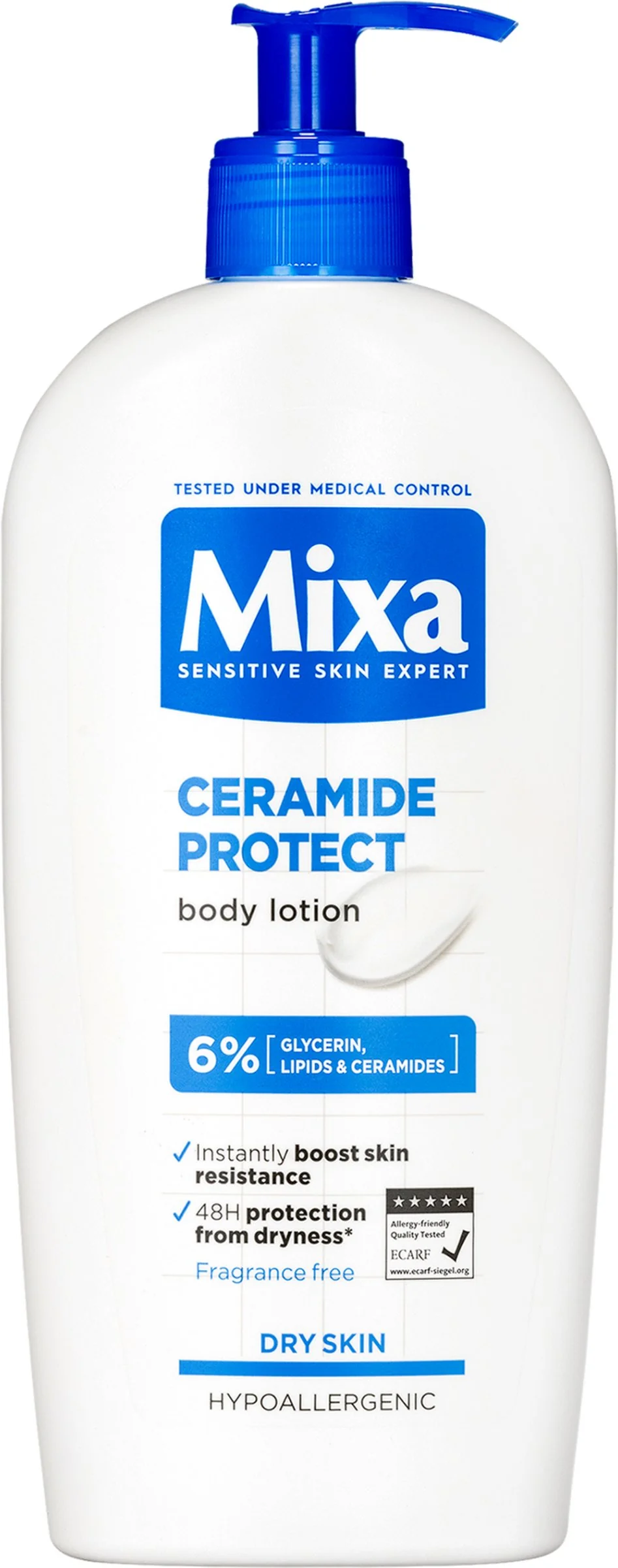 Mixa ochranná telová starostlivosť 1×400 ml, telový krém